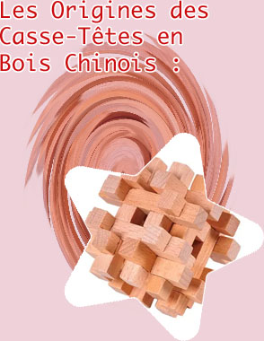 Casse tete chinois cube en bois