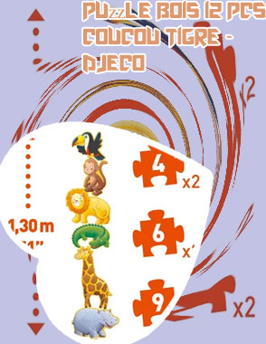 Puzzle djeco 18 mois